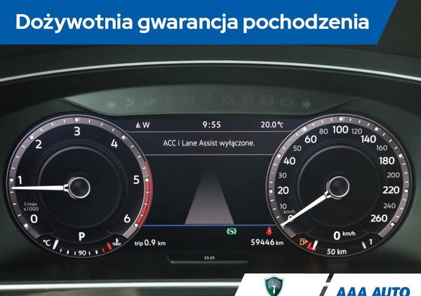 Volkswagen Tiguan cena 130000 przebieg: 59446, rok produkcji 2017 z Gozdnica małe 352